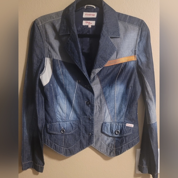Firetrap Jackets & Blazers - Unique Multi lightweight elevated patchwork!  NWOT